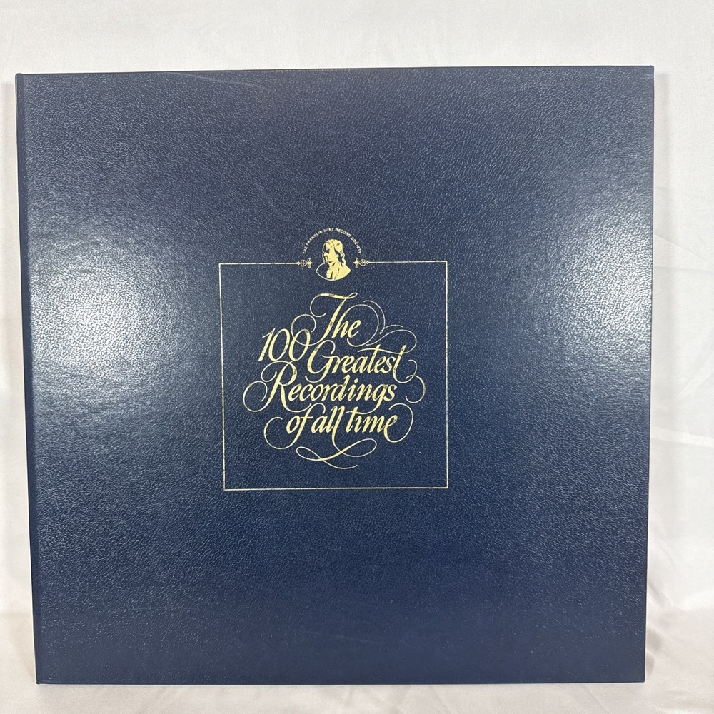 Franklin Mint Beethoven Symphonies 1 & 9 Vinyl 2LP Blue Good 100 Greatest Series